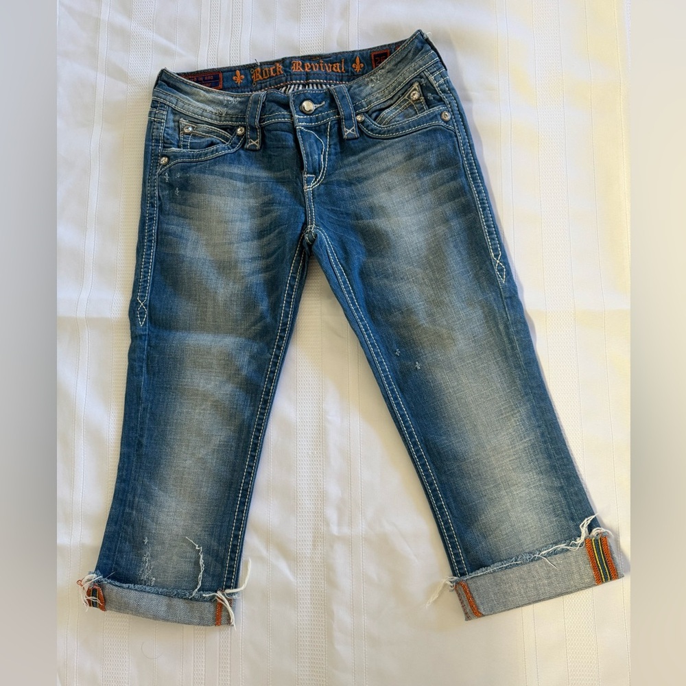 Rock Revival Capri Jeans Size 26